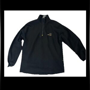 SKIDOO Women’s VINTAGE Black Half-Zip Polar Fleece Pullover Sz M